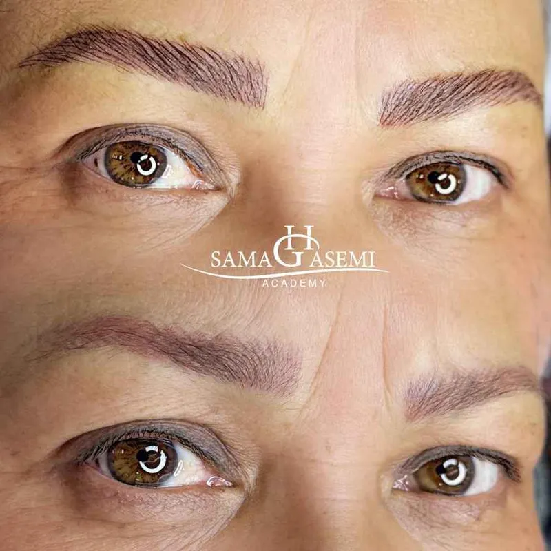 تبدیل تتوی قدیمی قرمز به سوپرنچرال کرکی مویی خوشرنگ 